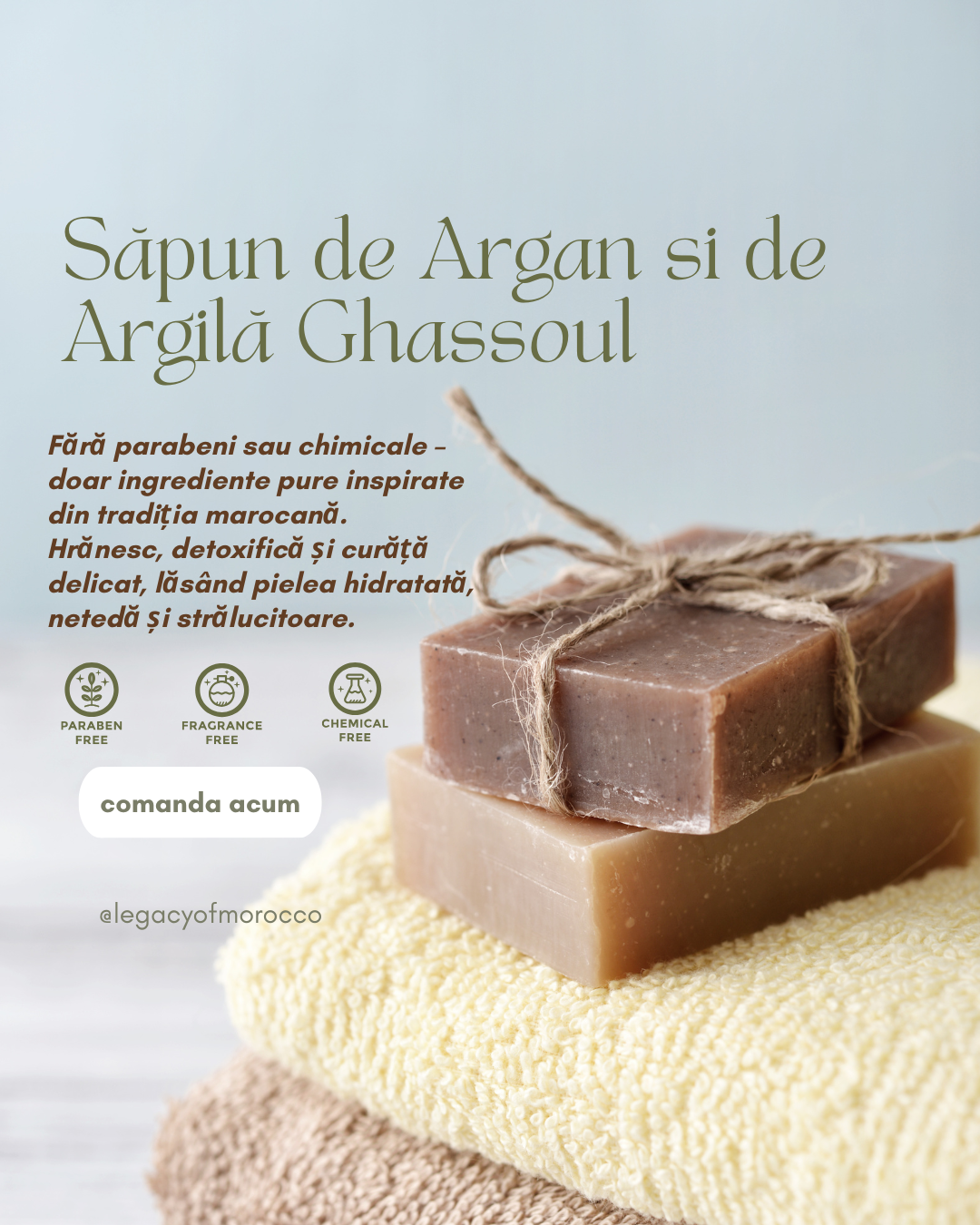 Sapun natural de argan 100g