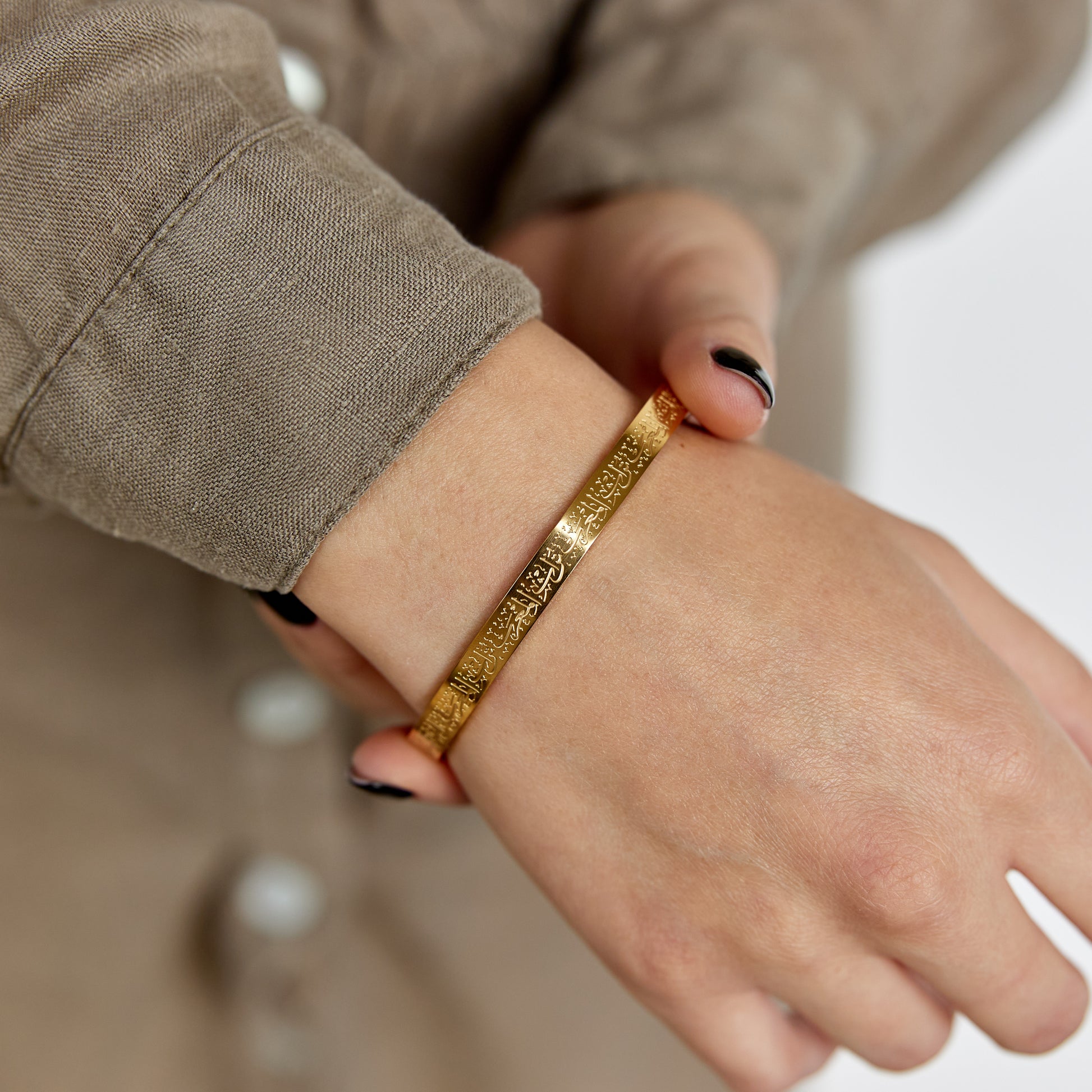 Brățară Arăbească cu gravură “Legacy of Morocco“