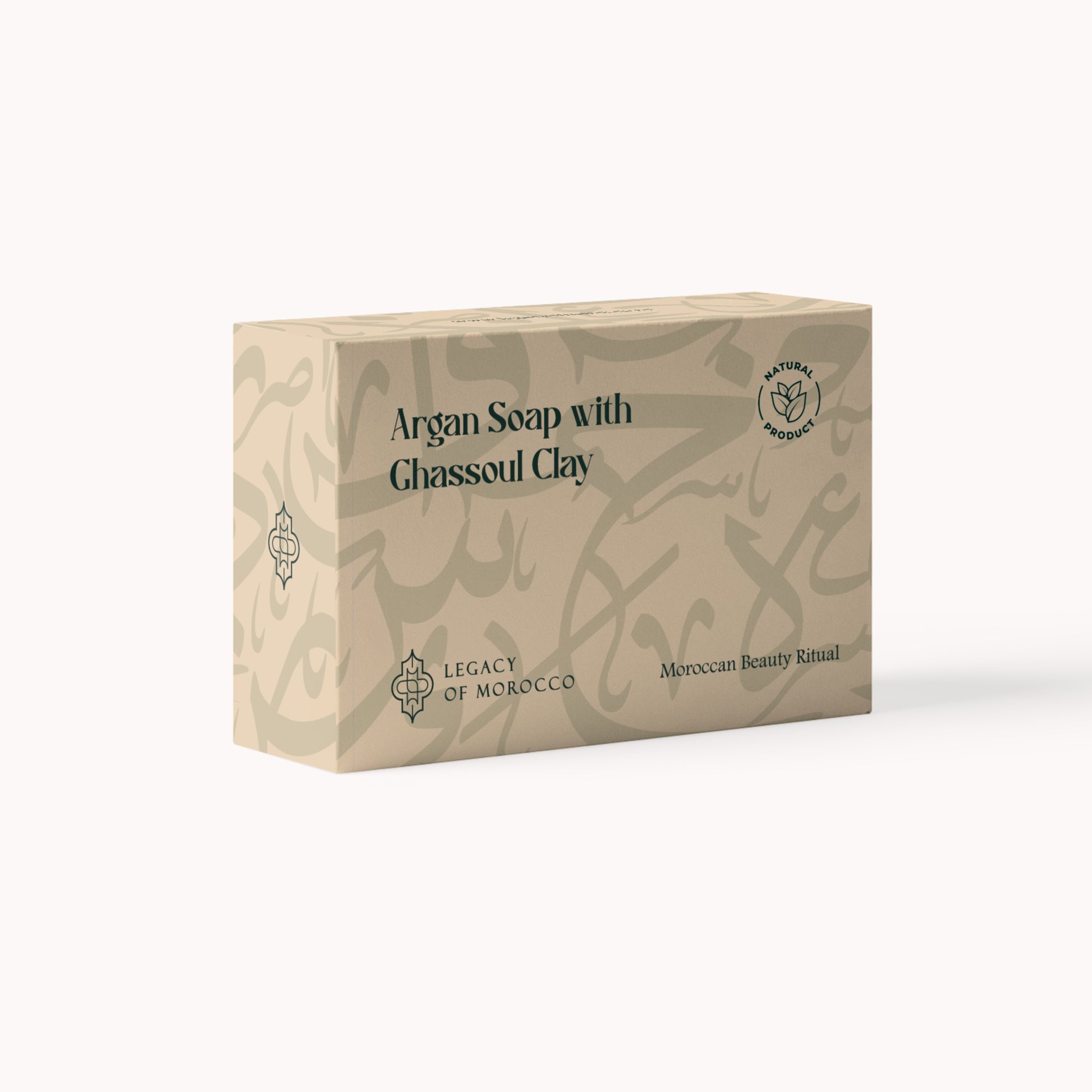 Sapun natural de argan cu Argila Ghassoul 100g