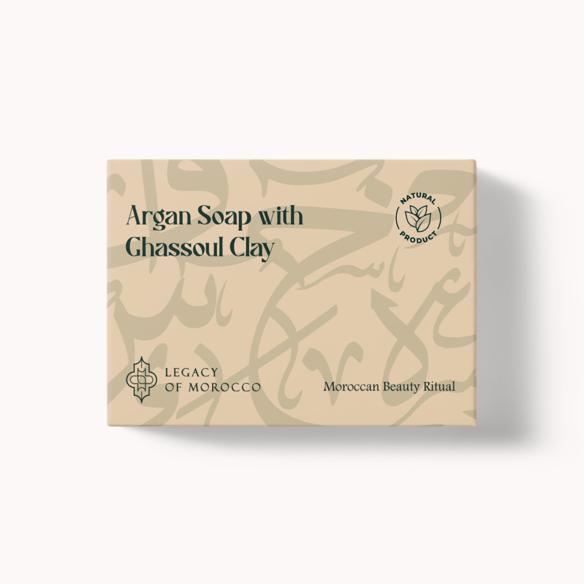 Sapun natural de argan cu Argila Ghassoul 100g
